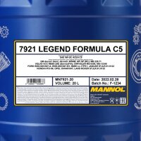 MANNOL Legend Formula C5 0W-20, 20L