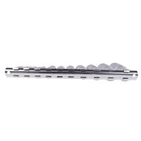 BGS Steckschlüssel-Einsatz-Satz Sechskant, tief | Antrieb Innenvierkant 12,5 mm (1/2") | Zollgrößen | 10-tlg.