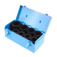 BGS Kraft Steckschlüssel Satz, tief, 27-50 mm, 1 Zoll