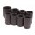 BGS Kraft Steckschlüssel Satz, tief, 27-50 mm, 1 Zoll