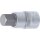 BGS Bit-Einsatz | Antrieb Innenvierkant 12,5 mm (1/2") | Innensechskant 17 mm