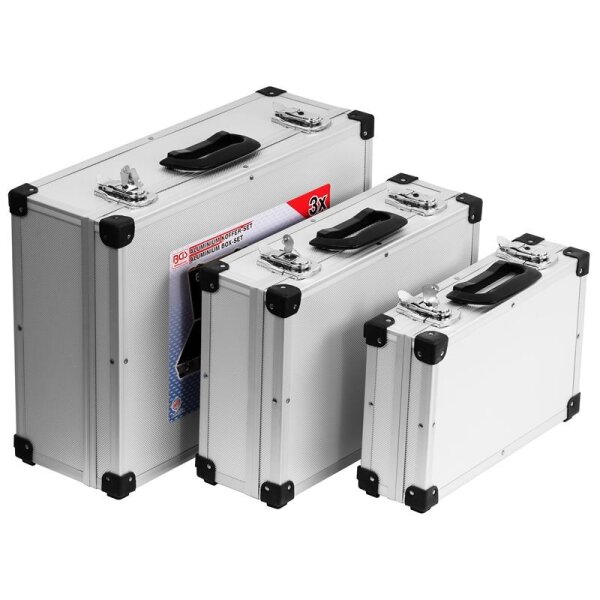 BGS Aluminum Werkzeug Koffer Satz, 3 Teilig