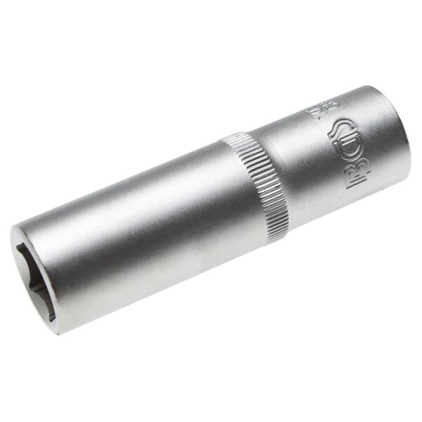 BGS Steckschlüssel-Einsatz Sechskant, tief | Antrieb Innenvierkant 12,5 mm (1/2") | SW 15 mm