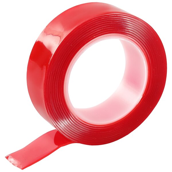 Doppelseitiges Klebeband Transparent - Acryl 1 - 24 Rollen