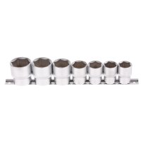 BGS Steckschlüsseleinsatz-Set, 12,5 (1/2), 6-kant, 20 - 32 mm, 7-tlg.