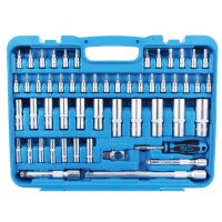 BGS Steckschlüssel-Satz Sechskant | Antrieb 6,3 mm...