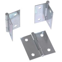 BGS DIY Scharnier-Set, 50 x 50 mm, 3-tlg.