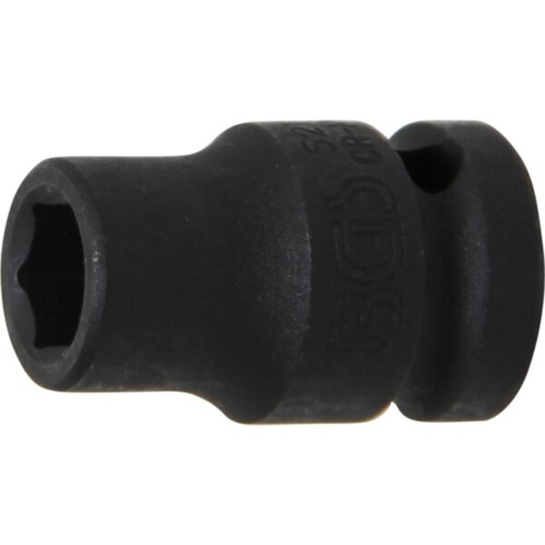 BGS Kraft-Steckschlüssel-Einsatz Sechskant Antrieb Innenvierkant 12,5mm (1/2") SW 11mm