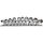 BGS Kardangelenk-Einsatz-Satz Sechskant | Antrieb Innenvierkant 10 mm (3/8") | SW 10 - 19 mm | 10-tlg.