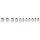 BGS Steckschlüssel-Einsatz-Satz, Sechskant | Antrieb Innenvierkant 10 mm (3/8") | SW 5/16" - 7/8" | 11-tlg.