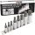 TECPO Bit-Einsatz-Satz | Innenvielzahn-Satz XZN Set | M4 - M16 | 8-teilig