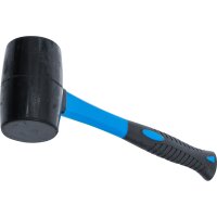 BGS Gummi-Ausbeulhammer mit Fiberglasstiel, 500 g
