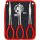 BGS DIY Telefon-Zangen-Satz, 3-tlg.,  0° - 45° - 70°
