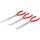 BGS DIY Telefon-Zangen-Satz, 3-tlg.,  0° - 45° - 70°