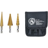 BGS DIY HSS-Stufenbohrsatz, 3-20 mm, 3-teilig