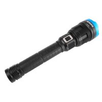 TECPO Taschenlampe 8000 Lumen, 6500K, 200m Leuchteweite, Akku Power-Lampe