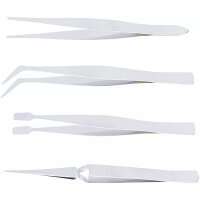 BGS DIY Pinzettensatz, 105-120 mm lang, 4-tlg.