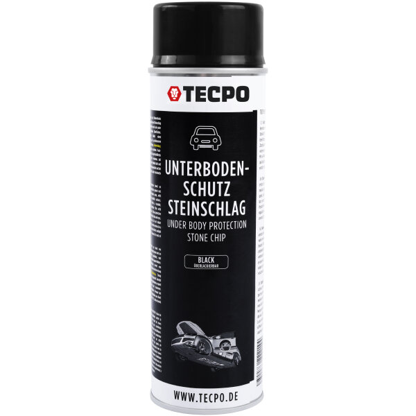 TECPO Unterbodenschutz überlackierbar schwarz, 500 ml