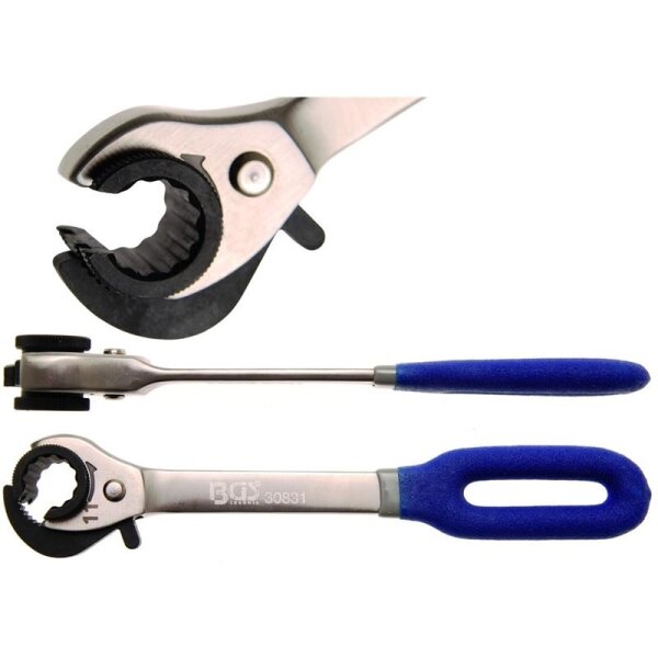 BGS Ratschen-Ringschlüssel, offen, 11 mm