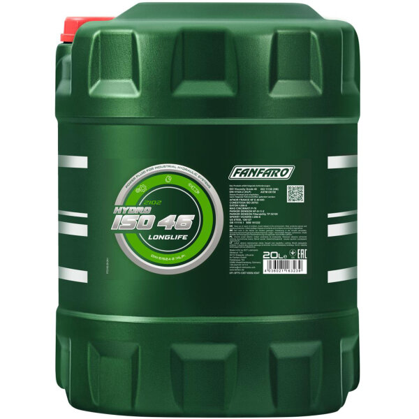 FANFARO ISO 46 HLP 46 Hydrauliköl 20 Liter