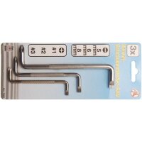 BGS DIY Winkel-Schraubendrehersatz, 3-tlg.