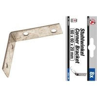 BGS DIY Stuhlwinkel-Satz 60 x 60 x 20 mm, 8-tlg.