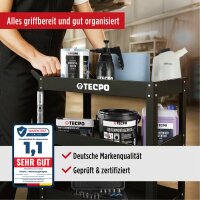 TECPO Werkstattwagen 300 kg Tragkraft | 3 Ebenen mit...