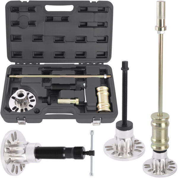 TECPO 3in1 Hydraulischer Ausdrücker-Satz für Antriebswellen Radlager, 98-125 mm