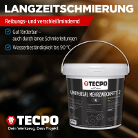 TECPO Universal 5 kg Mehrzweckfett 2