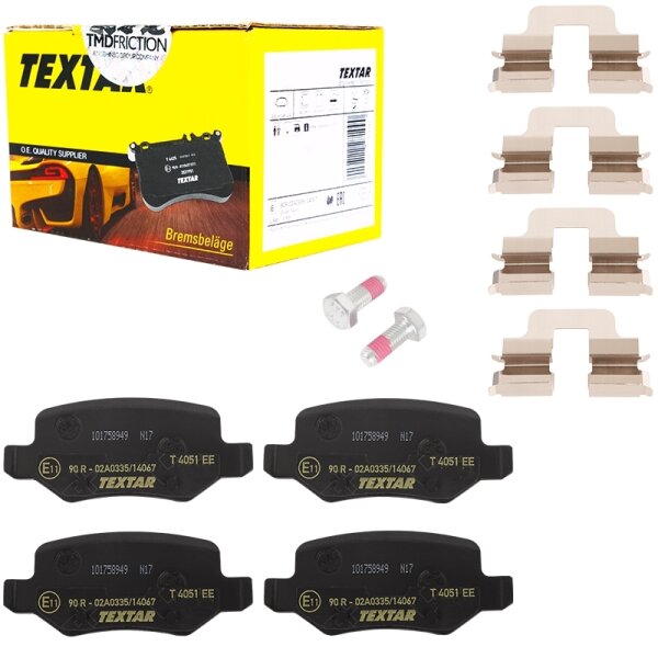 TEXTAR Bremsbelagsatz