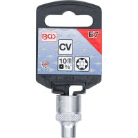 BGS Steckschlüssel-Einsatz E-Profil | Antrieb Innenvierkant 10 mm (3/8") | SW E7