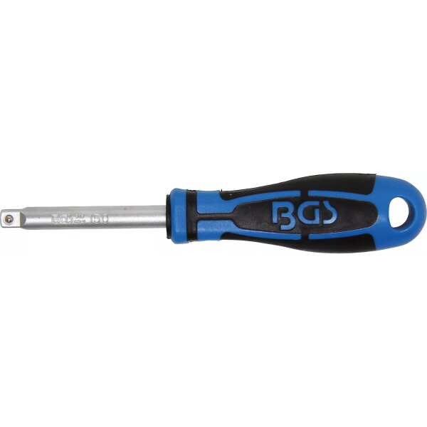 BGS Drehgriff | Abtrieb Außenvierkant 6,3 mm (1/4") | 150 mm