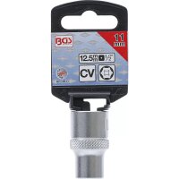 BGS Steckschlüssel-Einsatz Sechskant | Antrieb Innenvierkant 12,5mm (1/2") | SW 11mm