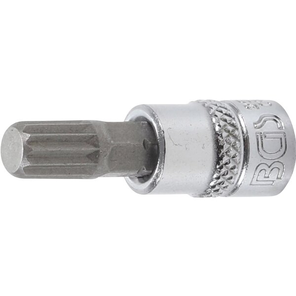 BGS Bit-Einsatz | Antrieb Innenvierkant 6,3 mm (1/4") | Innenvielzahn (für XZN) M8