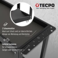 TECPO Werkstattwagen | 200 kg Tragkraft  | 2 Etagen
