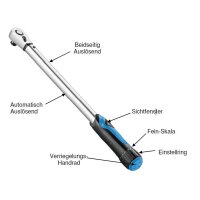 BGS Werkstatt-Drehmomentschlüssel, 1/2, 40-200 NM