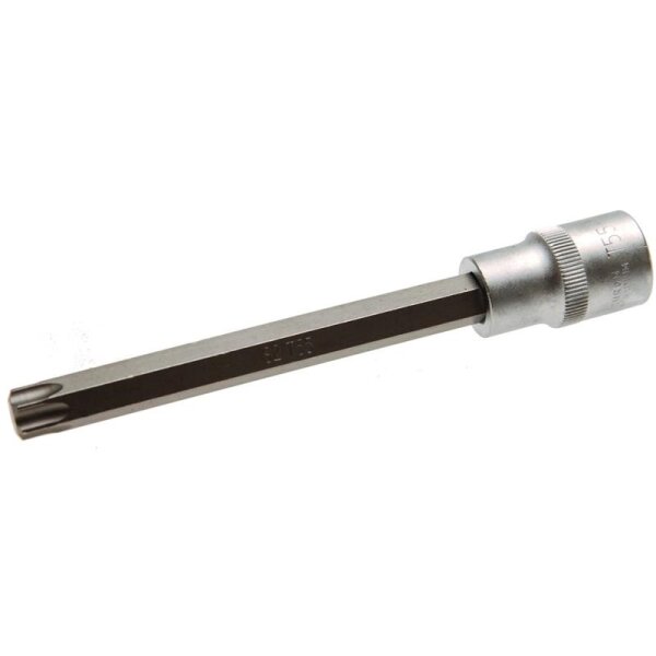 BGS Bit-Einsatz | Länge 140mm | Antrieb Innenvierkant 12,5mm (1/2") | T-Profil (für Torx) T55