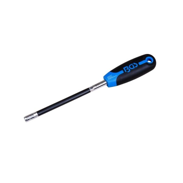 BGS Bit-Schraubendreher für Bits mit flexiblem Schaft | Abtrieb Innensechskant 6,3mm (1/4")