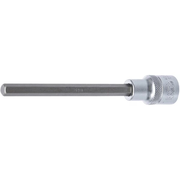 BGS Bit-Einsatz | Länge 140 mm | Antrieb Innenvierkant 12,5 mm (1/2") | Innensechskant 8 mm