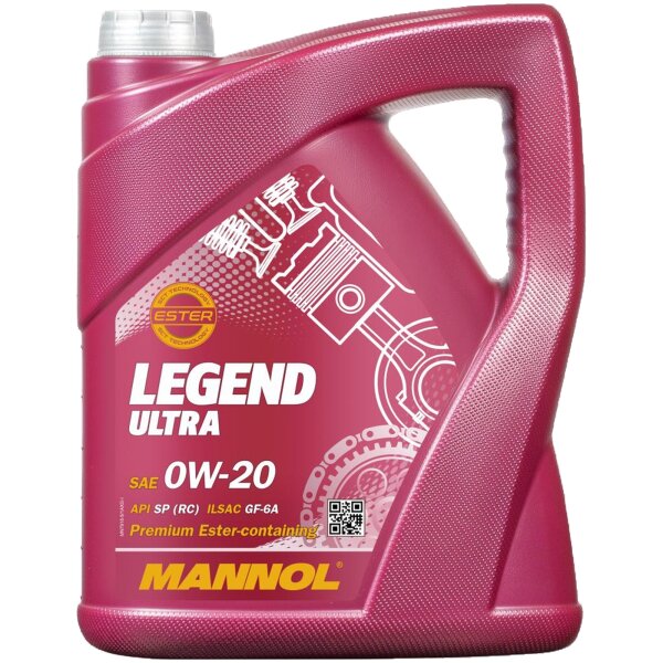 MANNOL LEGEND ULTRA 0W-20, 5 Liter