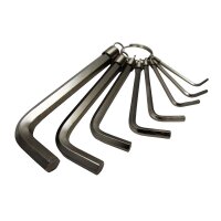 BGS DIY Innen-6-kant-Winkelschlüssel-Satz, 2-10 mm,...