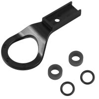 TECPO Digitale Druckluft Reifenfüllpistole LCD Luftdruckmesser 0–10 bar 1/4 Zoll Reifenfüller Schlauch 400 mm für Werkstatt und Service