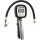 TECPO Digitale Druckluft Reifenfüllpistole LCD Luftdruckmesser 0–10 bar 1/4 Zoll Reifenfüller Schlauch 400 mm für Werkstatt und Service