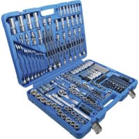 BGS Steckschlüssel-Satz Sechskant | Antrieb 6,3mm (1/4") / 10mm (3/8") / 12,5mm (1/2") | 214-tlg.