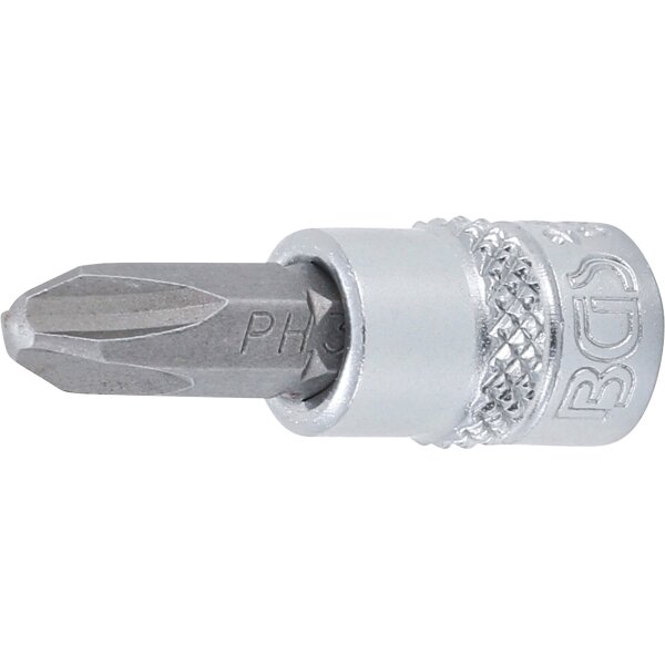 BGS Bit-Einsatz | Antrieb Innenvierkant  6,3 mm (1/4") | Kreuzschlitz PH3