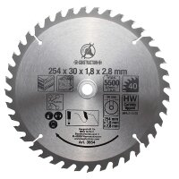 BGS DIY Hartmetall-Kreissägeblatt, Durchmesser 254...