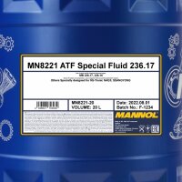 MANNOL ATF Special Fluid 236.17, 20L