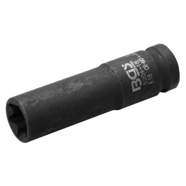 BGS Kraft-E-Profil-Steckschlüssel-Einsatz, 12,5 (1/2), tief, E18
