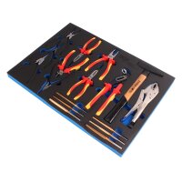 BGS Werkstattwageneinlage: Zangensortiment, Hammer,...