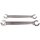 BGS Offener Doppel-Ringschlüssel-Satz | SW 10 x 11 / 12 x 13 mm | 2-tlg.